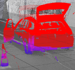 Efficient Removal of Inconsistencies in Large Multi-Scan Point Clouds